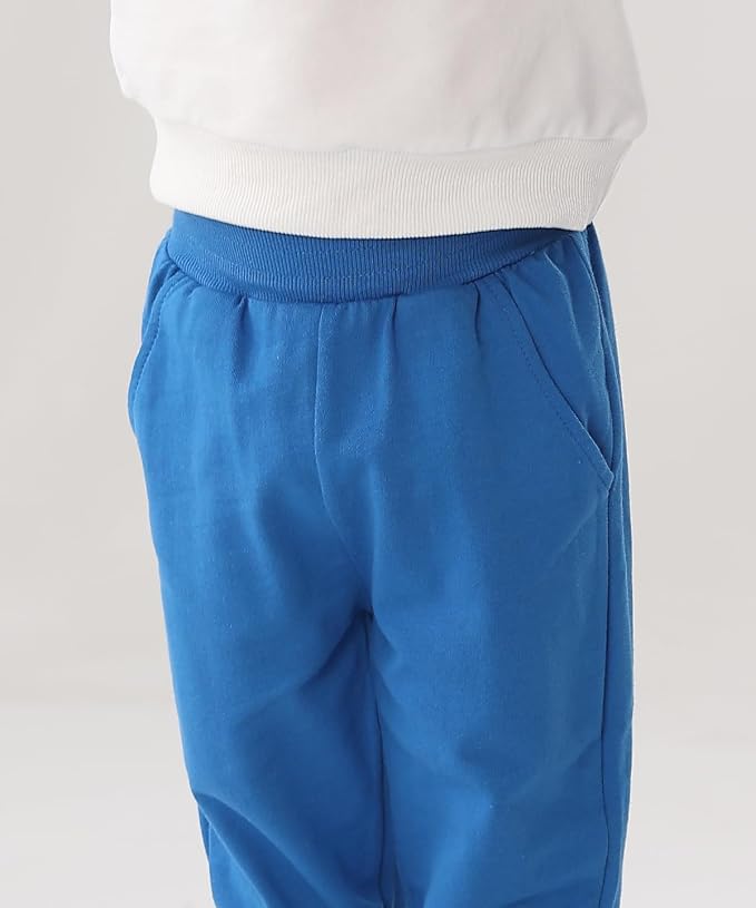 GFQLONG 2/3 Pack Toddler Pants Sweatpants Boys Cotton Joggers, Athletic Pull on - Image 4