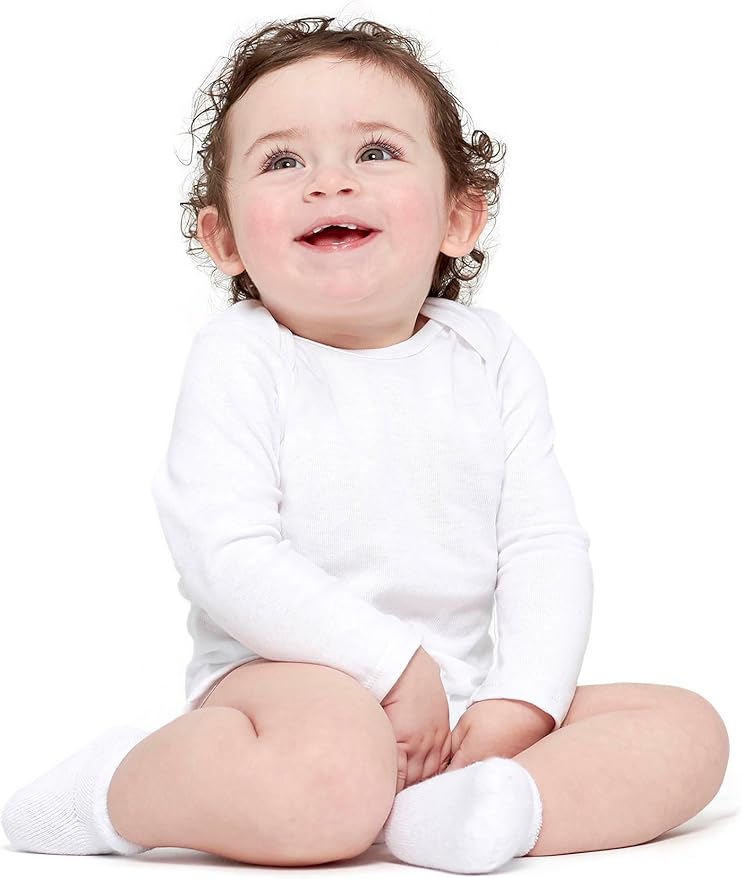 Gerber unisex-baby Multi-pack Long-sleeve Onesies Bodysuit Mitten Cuff Sizes - Image 3