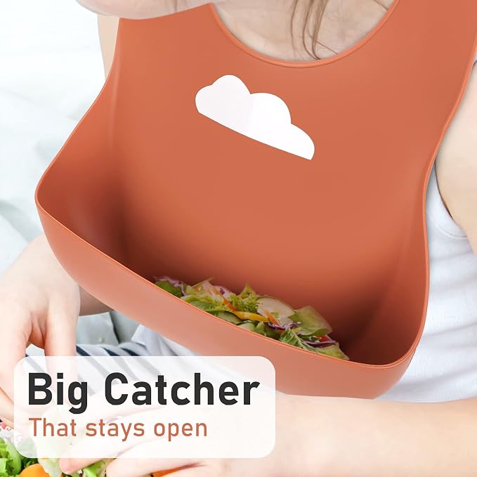ME.FAN Silicone Baby Bibs for Babies & Toddlers | Adjustable Silicone Bibs Set - Image 5