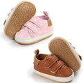 2Pairs Baby Shoes, Boys Girls Non-Slip Rubber Sole Sneakers, Unisex Infant Soft by 82-eitwo