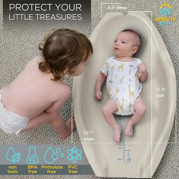 Apricity Baby Diaper Changing Pad – Waterproof Wipe-Clean Foam Changing Mat - Image 6