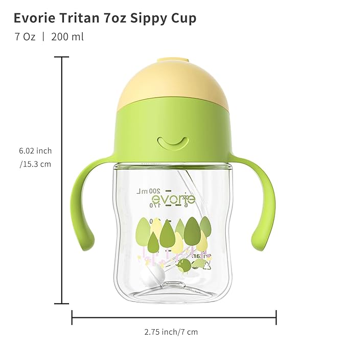 Evorie Tritan Weighted Straw Sippy Cup - Image 8