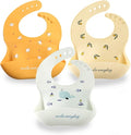 Baby Silicone Feeding Bibs by YINGJEE