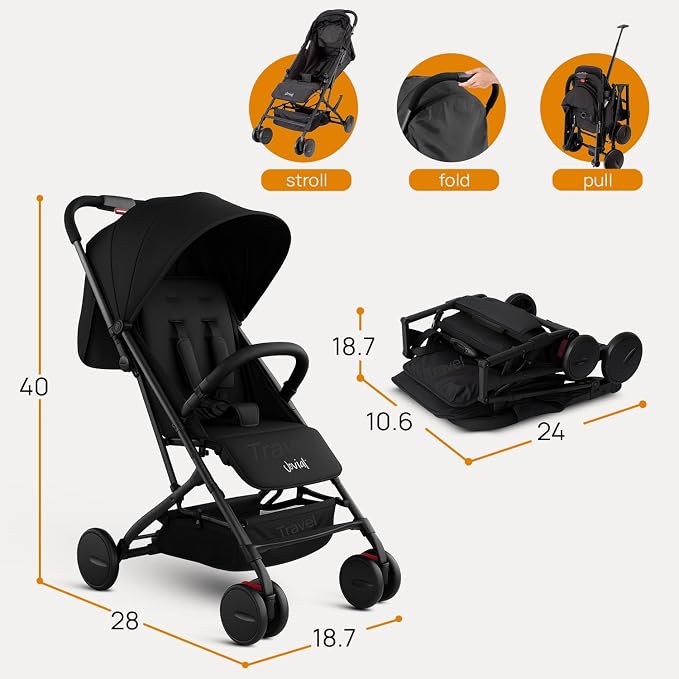 Jovial Lightweight Travel Baby Stroller - Image 7