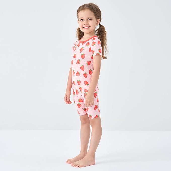 pureborn Baby Toddler Kids Viscose from Bamboo Pajamas Set Pjs 2pcs 18M-8Y - Image 3