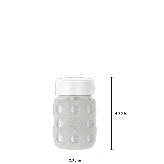 Lifefactory 8-Ounce Stainless-Steel Vacuum-Insulated Wide-Neck Baby Bottle - Image 6