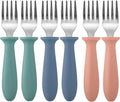 Pimoys 6-Pack Stainless Steel Toddler Forks Baby & Kids Utensils by PimoysLivingNecessities