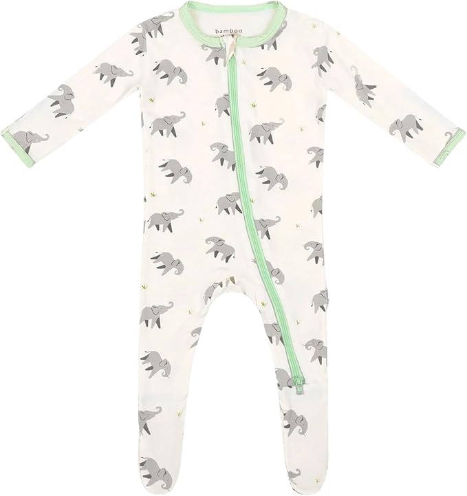 Bamboo Little Soft Baby Footie Pajamas, Baby Clothes, Newborn Sleepers by BambooLittle