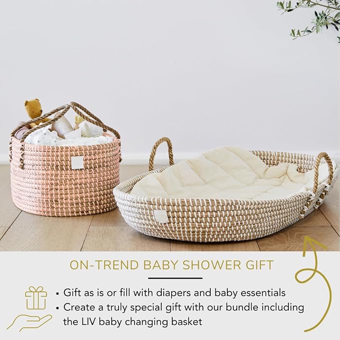 BEBE BASK Premium Pink Baby Diaper Caddy Organizer -Handmade - Image 5
