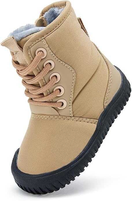 BMCiTYBM Toddler Baby Winter Snow Boots Boy Girl Faux Fur Warm Non Slip First - Image 3