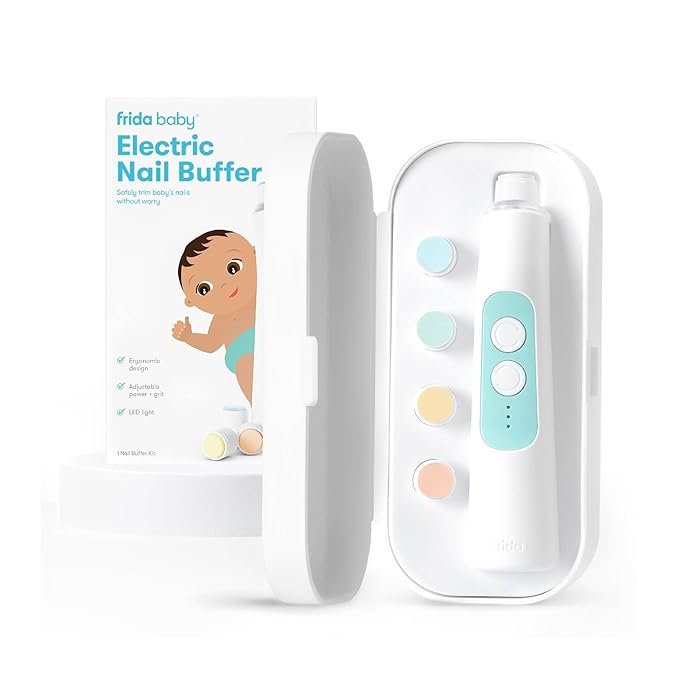 Frida Baby Electric Nail Buffer | Safe + Easy Baby Nail File, Baby Nail by Frida