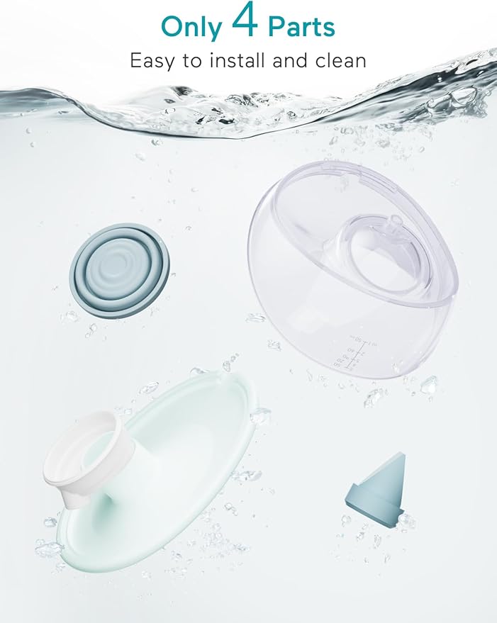 Paruu P20 Electric Breast Pump Hands Free, 4 Modes & 12 Levels Suction - Image 7