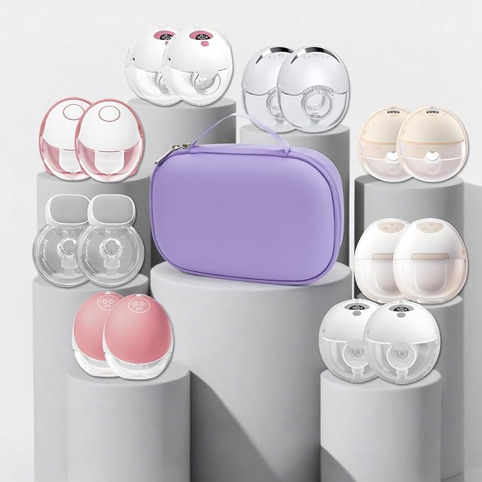 Wearable Breast Pumps Carrying Case, Hard Shell Breast Pump Bag - Image 2