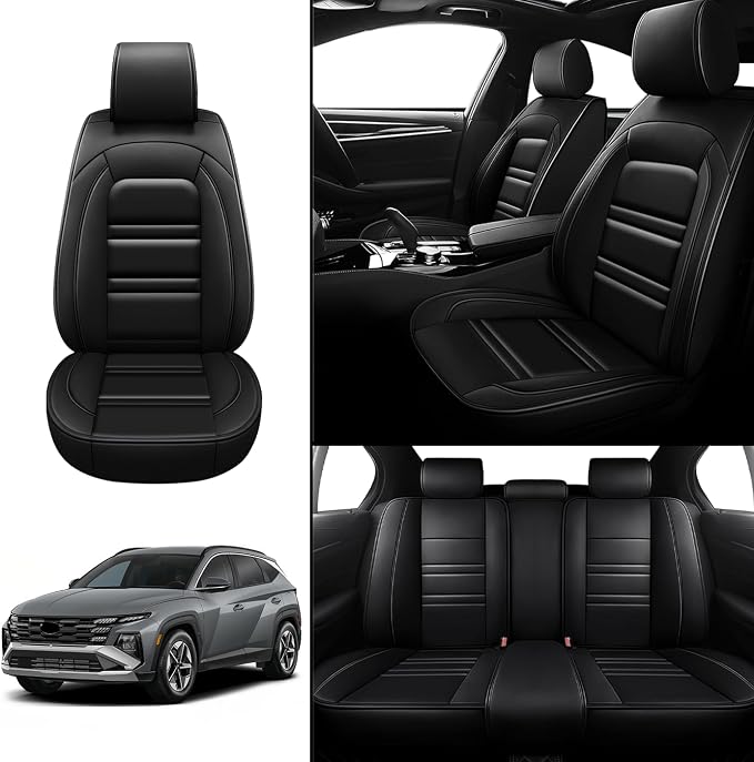 Seat Covers for Hyundai Car Tucson 2005-2025 | 5-Seats Leather Seat Covers - Image 2