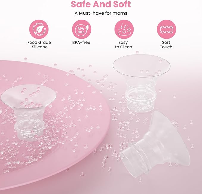 Flange Sizing Kit 13/15/17/19/21mm & Nipple Ruler & Cleaning Brush, Silicone - Image 7