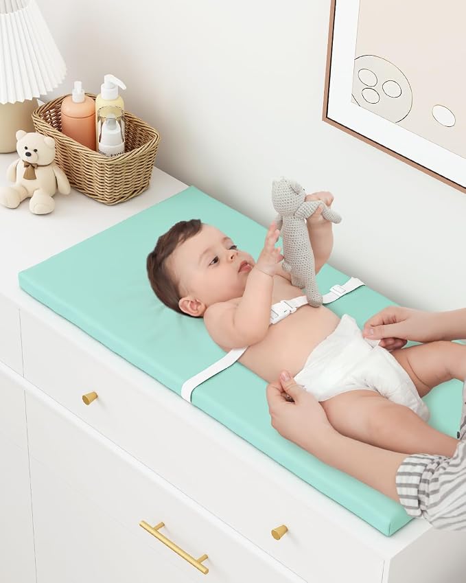 Wipeable Baby Changing Pad for Dresser and Table, Cozy Diaper Changing Pad - Image 4