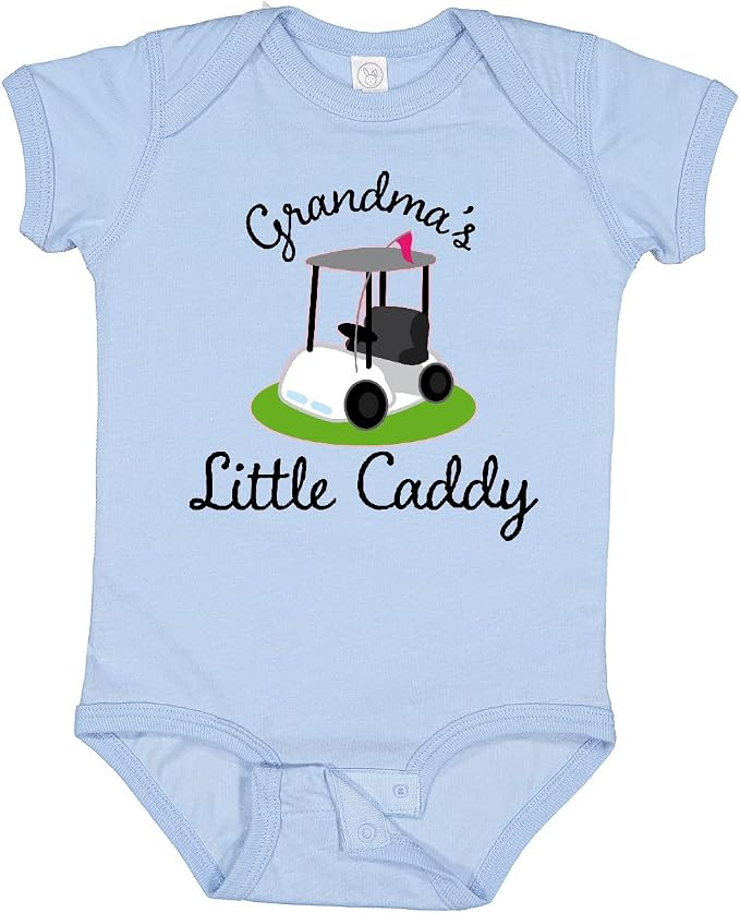 inktastic Grandma's Little Caddy Golf Baby Bodysuit by Inktastic