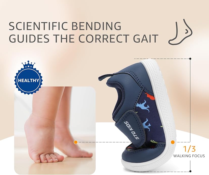 Toddler Wide Toe Box Barefoot Shoes Boys Girls Zero Drop, Baby First Walking - Image 6
