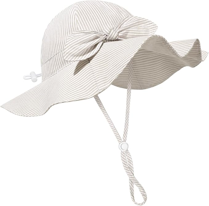 Baby Girl Sun Hat Summer Foldable Beach Hats by Weradau