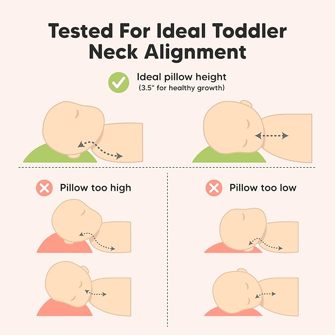 KeaBabies 2-Pack Toddler Pillow 13x18 - Image 6