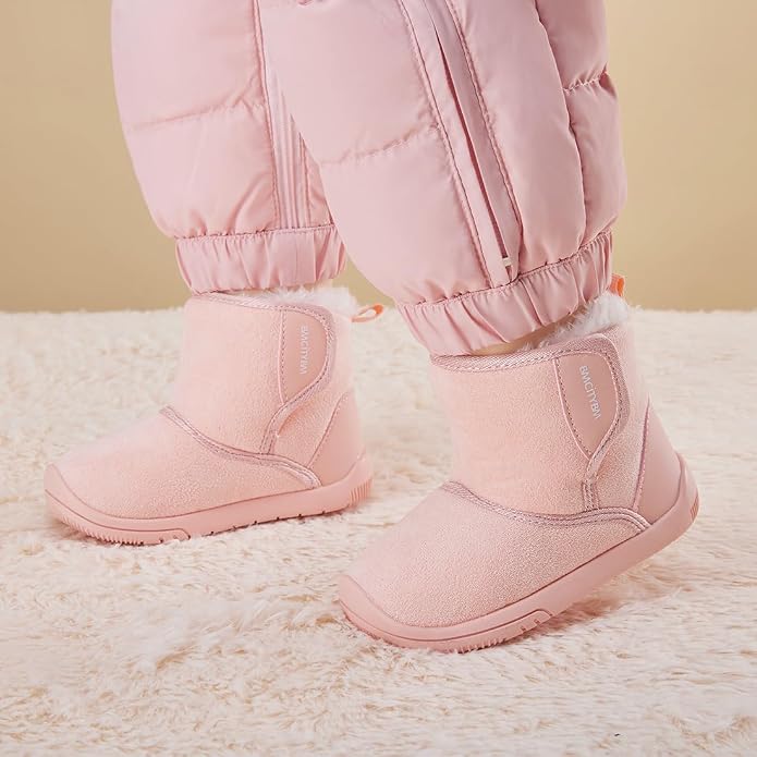 BMCiTYBM Girls Boys Snow Boots Warm Winter Fur Lined Baby Shoes - Image 2
