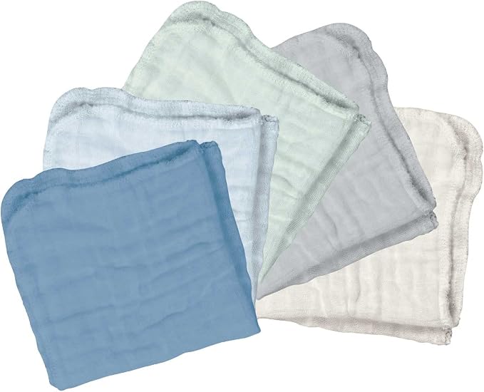 green sprouts Absorbent Organic Cotton Muslin Cloths, Adult Use Only, by GreenSprouts