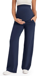 G4Free Maternity Pants Over The Belly Yoga Dress Work Pregnancy Pants Stretchy by G4Free
