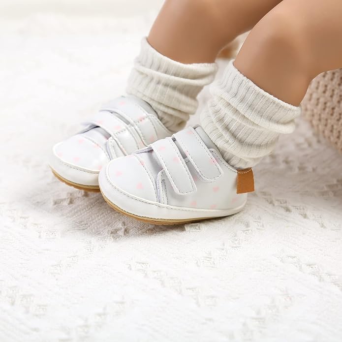 Clowora Baby Boys Girls Shoes Non-Slip Rubber Sole Sneakers Infant First - Image 5