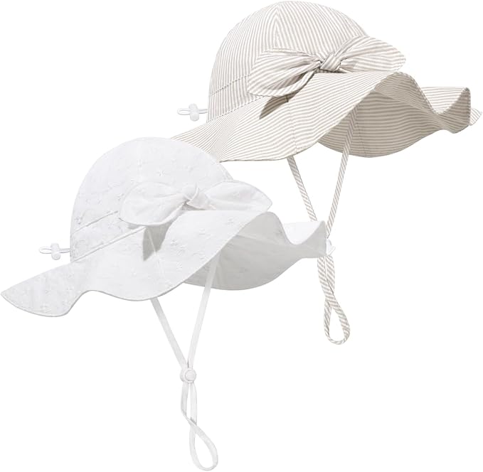 Baby Girl Sun Hat Summer Foldable Beach Hats by Weradau