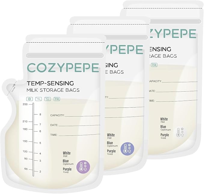 200 Pcs Breastmilk Storage Bags, 8oz Breast Milk Storing Bag by COZYPEPE