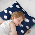 Toddler Pillow for Sleeping, Kid Pillow 14" x 19" for Small Travel Bed by Bilobanbabybedding