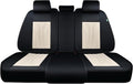 FLORICH Rear Seat Covers Leather Car Seat Covers Waterproof Back Seat Cover by FLORICH