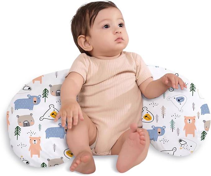 Little Grape Land Nursing Pillow, Upgraded Breast Feeding Pillow by LittleGrapeLand