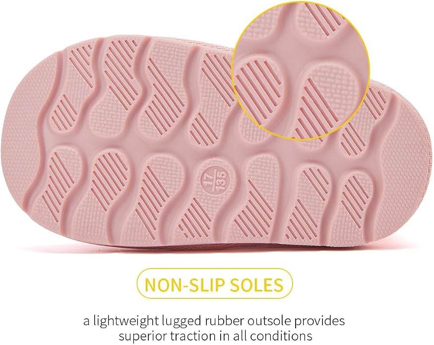 BMCiTYBM Girls Boys Snow Boots Warm Winter Fur Lined Baby Shoes - Image 5