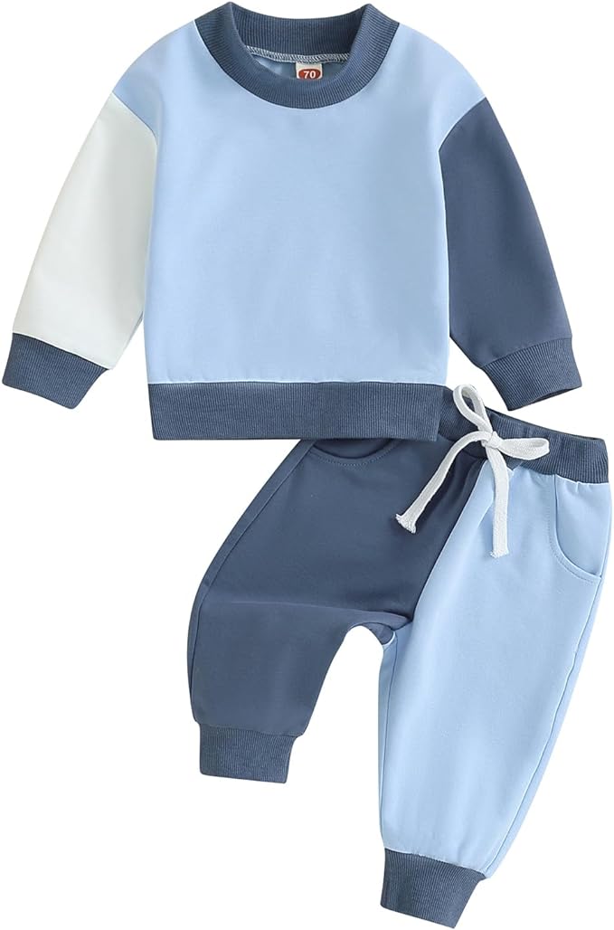 Fernvia Toddler Baby Girl Clothes 3 6 9 12 18 24 Months Fall Outfits Solid Long by Fernvia