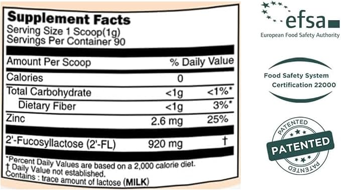 MOMSTAMIN Purity HMO Human Milk Oligosaccharide Prebiotic Powder Feed Probiotics - Image 7