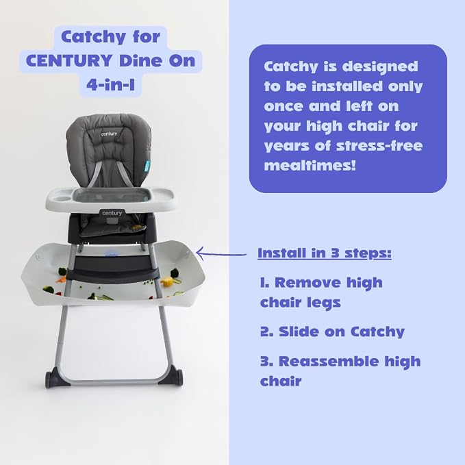 CATCHY - Food Catcher - Compatible - Highchair Sold Separately - Baby & Toddler - Image 5
