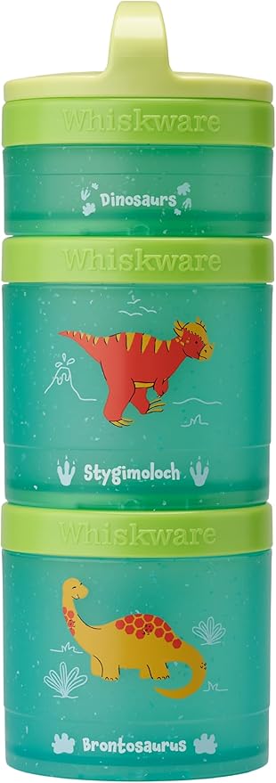 Whiskware Dinosaur Stackable Snack Containers by Whiskware