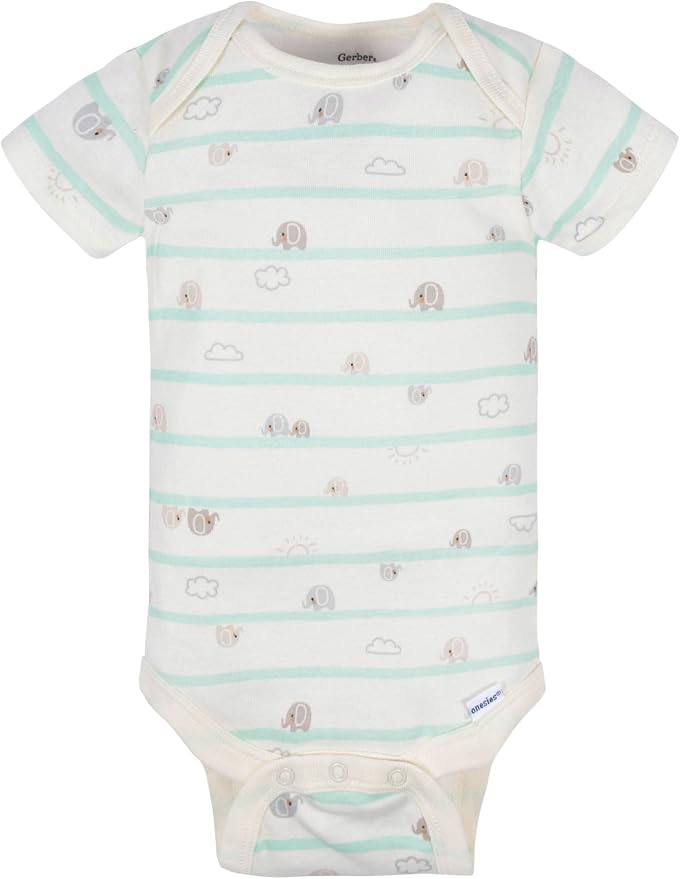 Gerber unisex-baby 8-pack Short Sleeve Onesies Bodysuits - Image 3