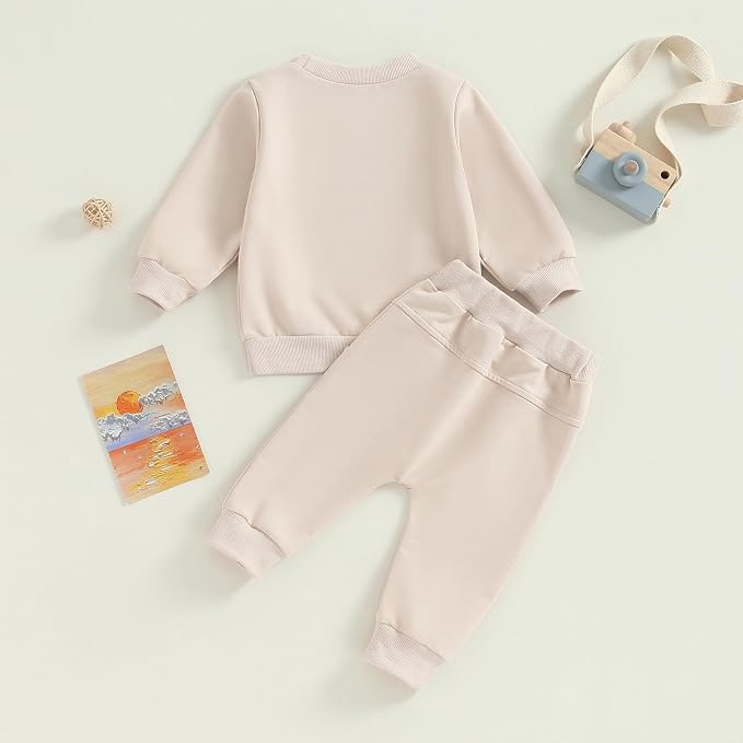 Tiaham Baby Boy Clothes Girl Outfits Fashion Sweatshirt Sweat Pant Kids Toddler - Image 4
