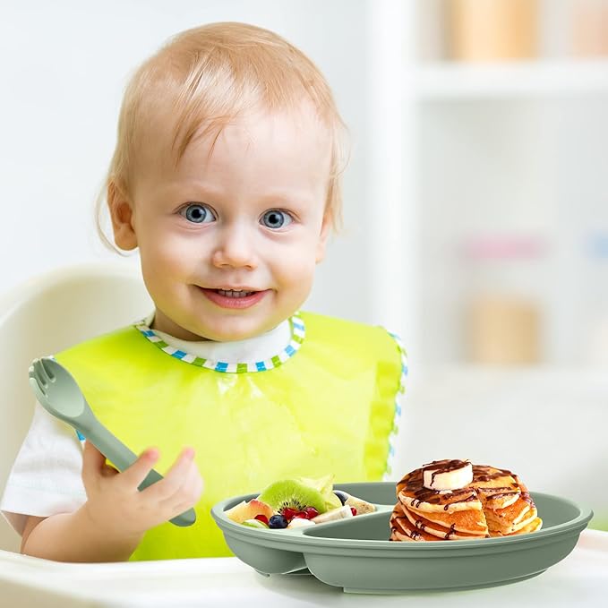 Meanplan 6 Pack Suction Plates for Toddlers - Image 6