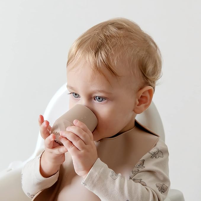 SAMiGO Silicone Baby Cups for 6-12 Months, Tiny Open Cups for Training and - Image 4