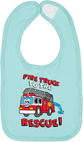 Wild Bobby Fire Truck to the Rescue Funny Cute Humor Infant Premium Jersey Baby by WildBobby
