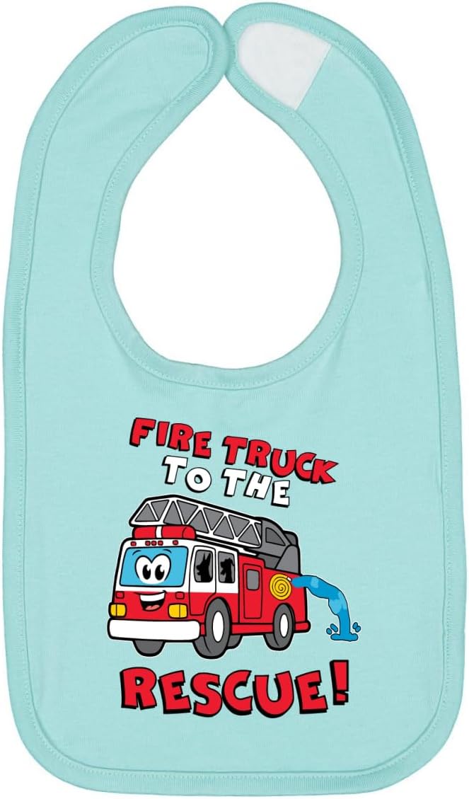 Wild Bobby Fire Truck to the Rescue Funny Cute Humor Infant Premium Jersey Baby by WildBobby