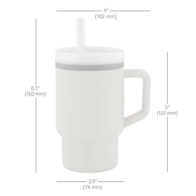 Infantino My 1st Tumbler, Silicone Sippy Cup - Image 6