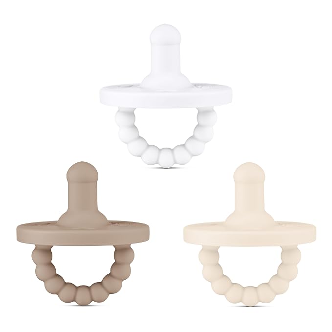 Ryan & Rose Cutie PAT All-in-One Pacifier and Teether Massaging Teething Ring by RyanAndRose
