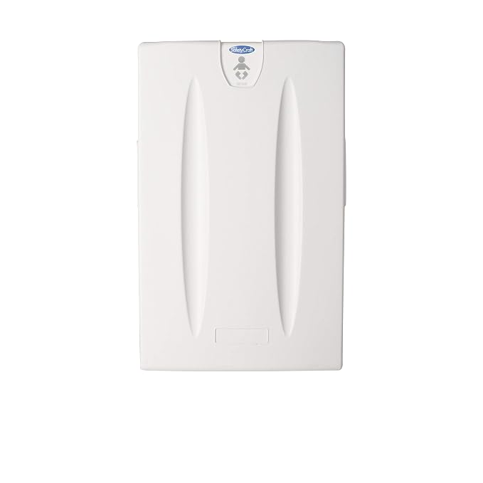 SafetyCraft Vertical Baby Diaper Changing Station, Wall Mounted, Built in Liner by FoundationsChildrensProducts