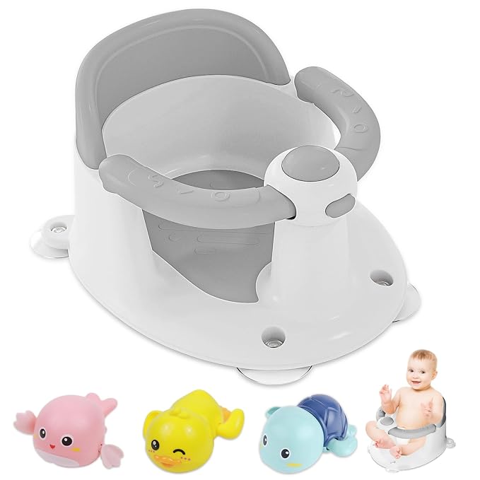 Baby Bath Seat for Babies 6 Months & Up, Bath Seats for Babies Sitting Up by WETIFY