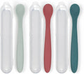 3-Piece Silicone Baby Feeding Spoons by Unknown