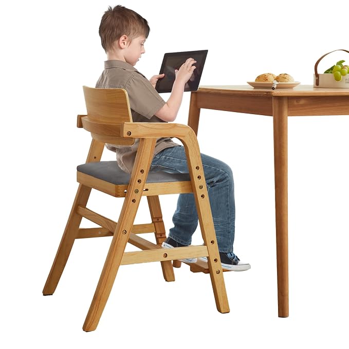 Solid Wood high Chairs for Toddlers, High Chair Grows by Leesinwing